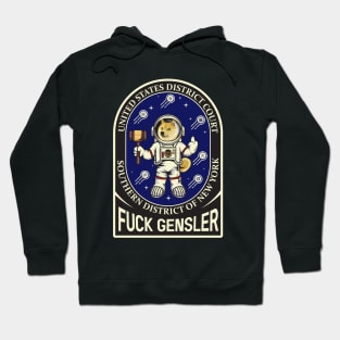 Doge w helmet / Crypto v. SEC ("FUCK GENSLER") Hoodie